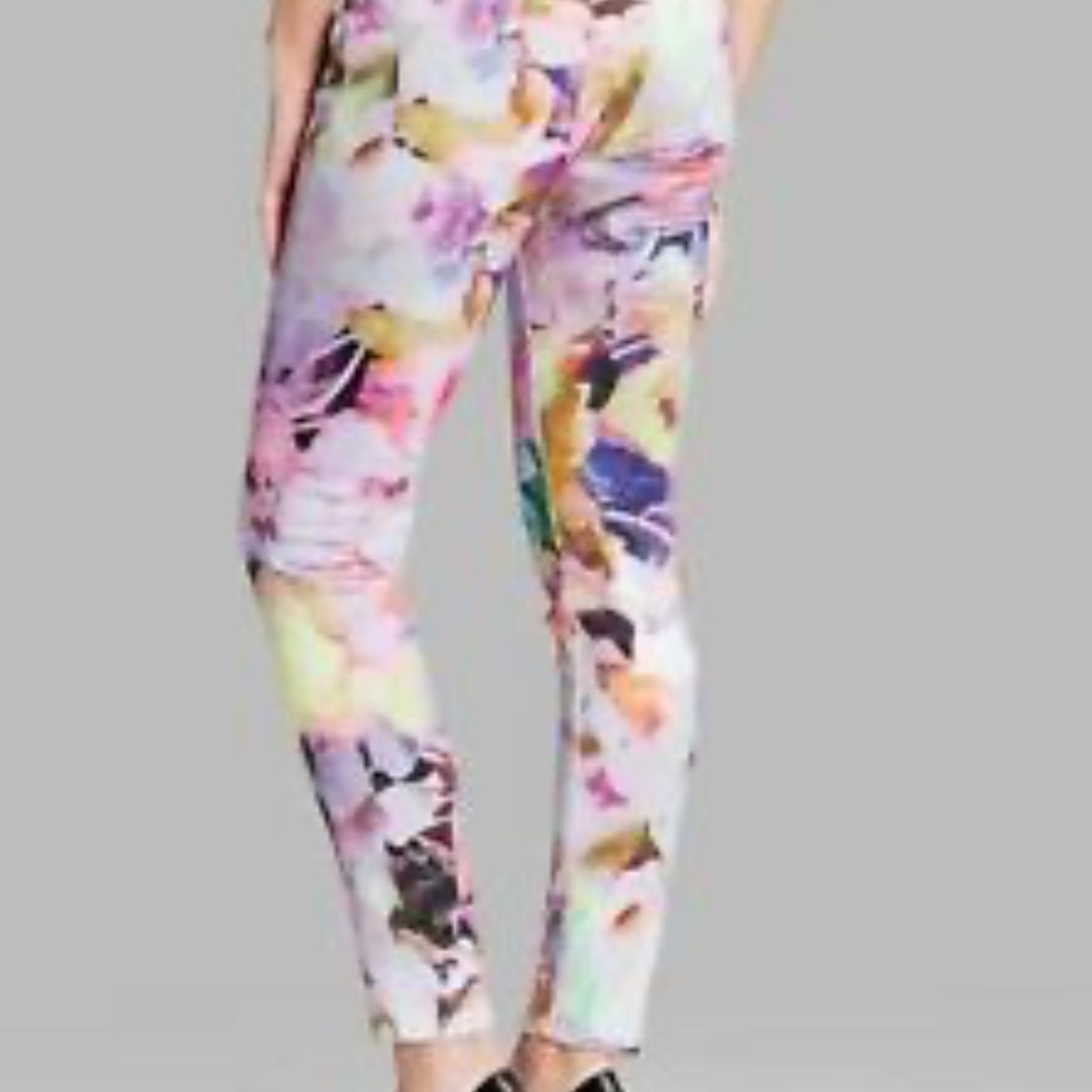 Ted Baker floral skinny jeans